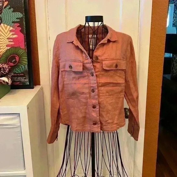NWT Joie 100% Linen Jacket-Sz S - Picture 1 of 6
